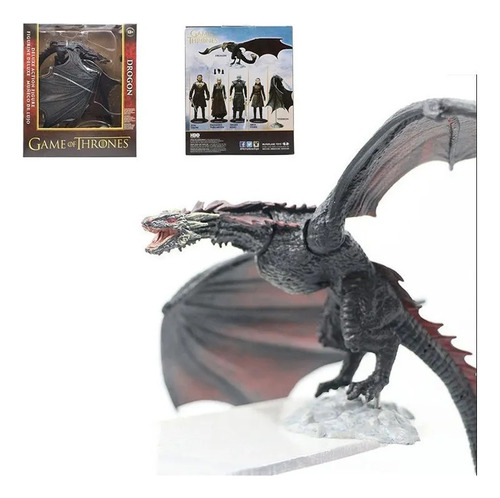 Figura De Acción Dragon Viserion O Drogon De Game Of Thrones