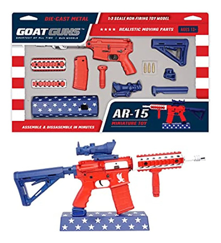 Goatguns Miniatura Usa Ar 15 Modelo | Kit De Construcción De