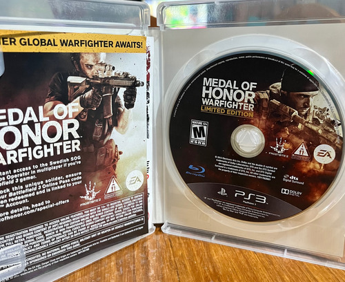 Juego Medal Of Honor Edición Limitada Beta Battlefield 4 Ps3 (Usado)