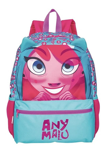 Mochila Infantil Meninas Costas Escolar Any Malu Grande 21m