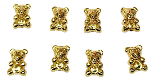 Dije Osito Panda Chapa D Oro 18k 10 Piezas Bisutería