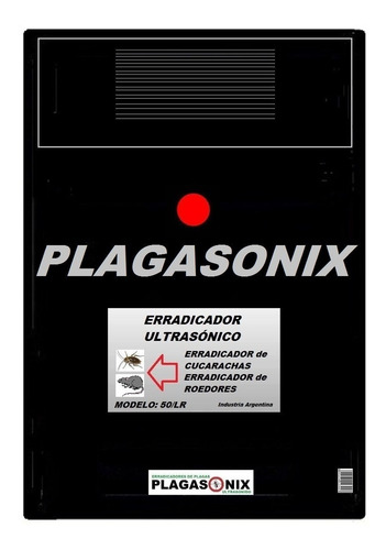 Imagen 4 de 10 de Espanta Cucarachas Ultrasónico 50/lr Plagasonix Industria Argentina Ultrasonido Aplicado Sin Aplicar Venenos