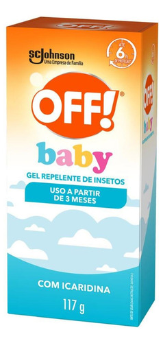 Repelente De Insetos Off! Gel Baby 117g