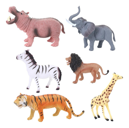 6 Figuras De Animales Pequeños Para Decorar Tartas Y Regalos