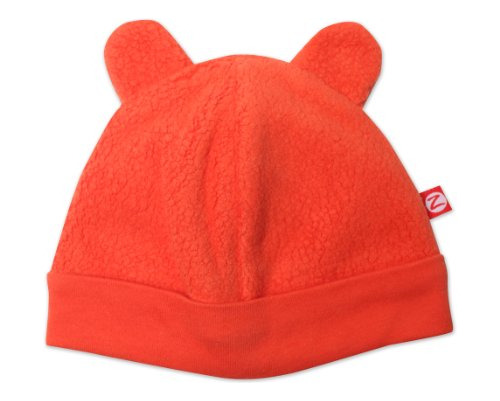  Bebé Unisex Cozie Fleece Hat, Mandarín, 6 Meses.