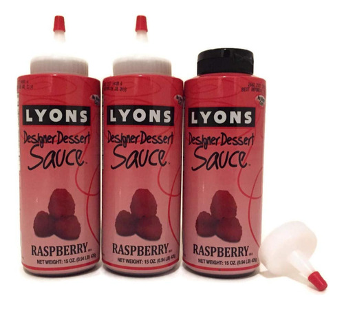 Syrups De Frambuesa - Lyons Salsas De Postre Con Consejos De