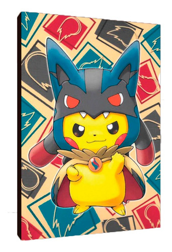 Cuadros Poster Pokemon Pikachu 50x70 (khu 18)