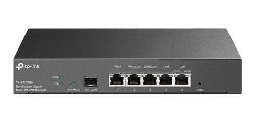 Imagen 2 de 8 de Router Tp Link Tl Er7206 Multi Wan 5 Puertos Gigabit + 1 Sfp