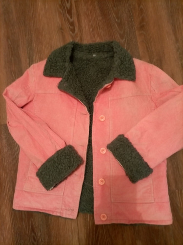 Campera De Corderoy Con Corderito Dama Talle L