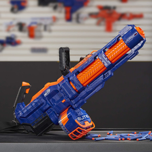 Nerf Elite Titan Cs-50 Blaster Motorizado Con 50 Dardos