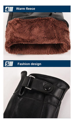 Guantes Impermeables De Invierno Para Hombre, Cálidos Y Mode