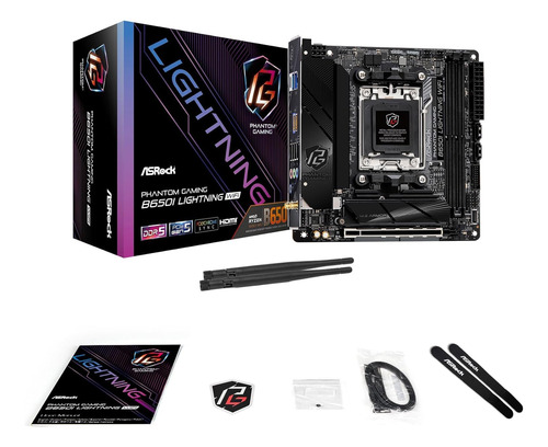 Asrock B650i Lightning Wifi 6e Amd Socket Am5 Ryzen B650 Ddr