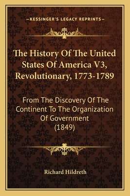 Libro The History Of The United States Of America V3, Rev...