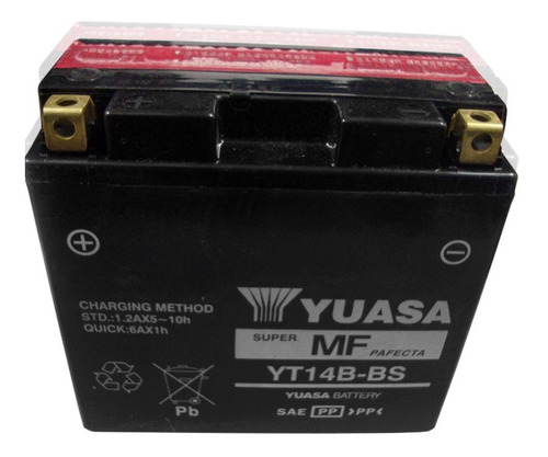 Bateria Yuasa Yt14b-bs / Yt14b-4 / 14bbs Fasmotos