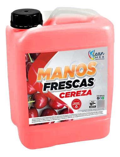 Shampoo Para Manos De Cereza 20 Lts