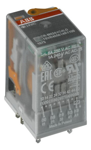 Relevador para electrodomésticos ABB 1SVR405611R3100 CR-M 220AC 2L 230V