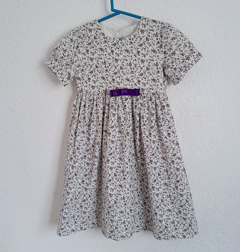 Vestido Niña Talle 6 De Pappolino Floreada, Cataleya (Usado)
