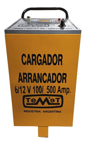 Cargador De Baterías C/arrancador 6/12v 100/500 Amp.