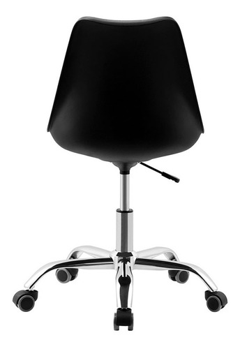 Imagen 2 de 5 de Silla Escritorio Oficina Vonne Tulip Ruedas Regulable