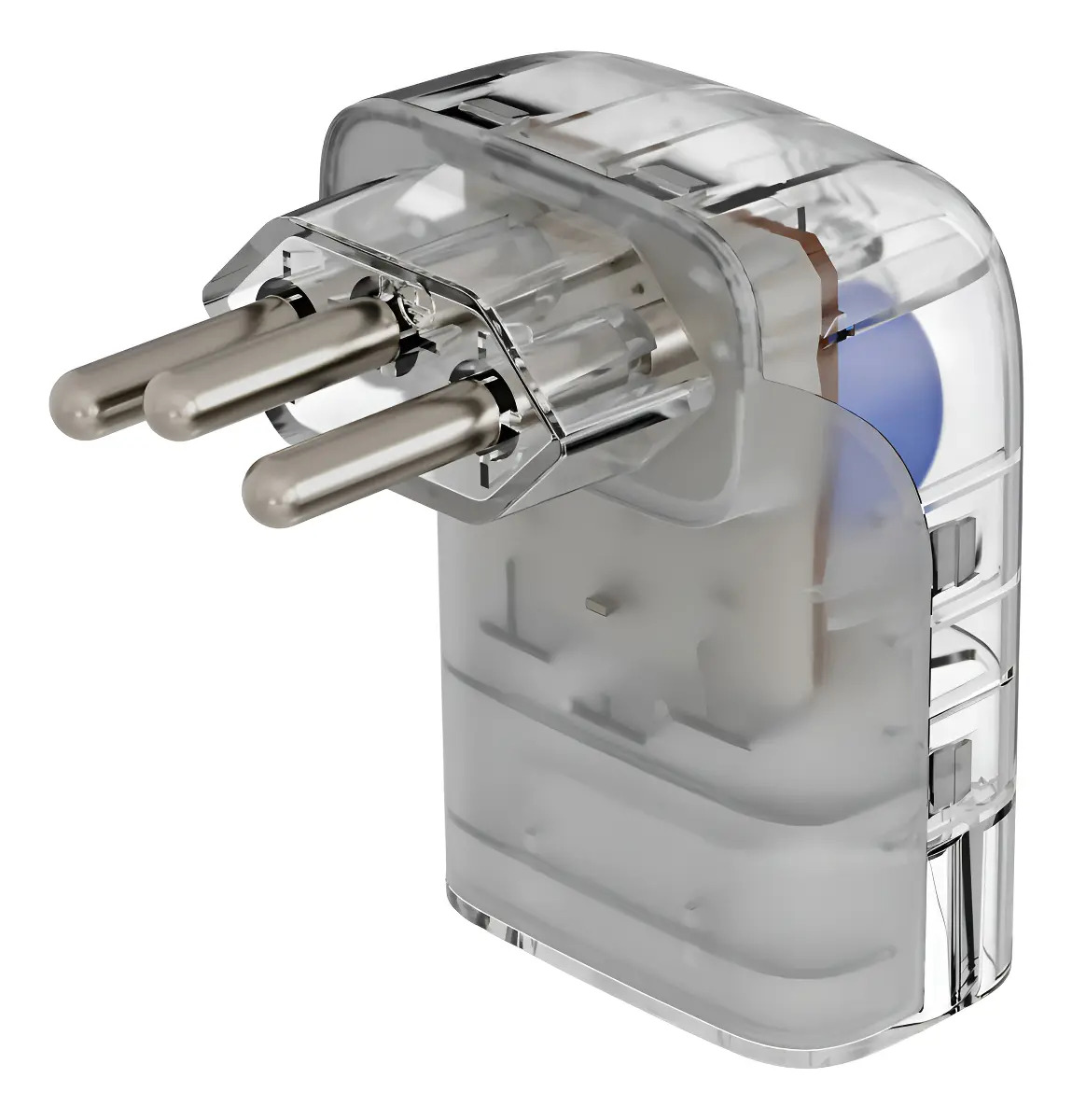 Protetor iCLAMPER Pocket 3 Pinos DPS Tomada 10 Amperes Transparente