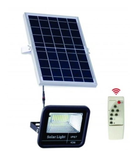 Panel Solar Luz Led Control Remoto Sensor Movimiento