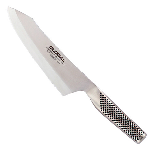 Cuchillo Global G-7l Deba Oriental (para Zurdos) 18cm Color Gris