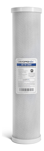 Hydronix Cb-45-2005 Nsf Filtro De Bloque De Carbono De 4.5 P