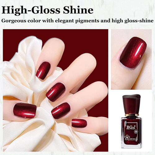 Esmalte De Uñas De Secado Rápido, Gel De Uñas De Alto Brillo