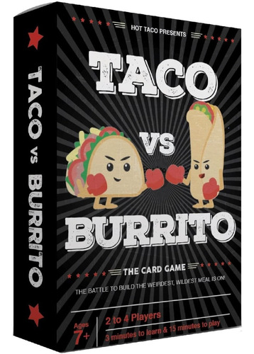 Juego De Cartas: Taco Vs Burrito