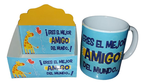 10 Tazas San Valentin Con Cajita