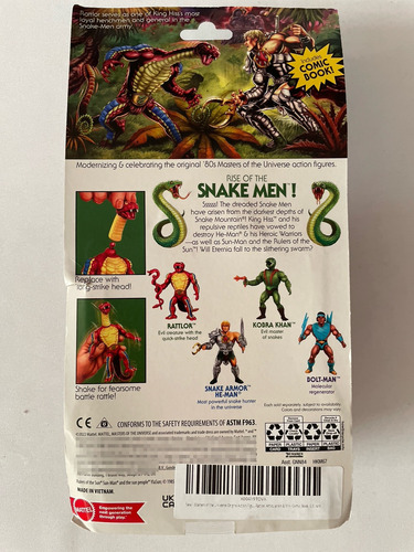 Rattlor Snake Men Motu Origins Retro Play Mattel Wave 11 (Usado)