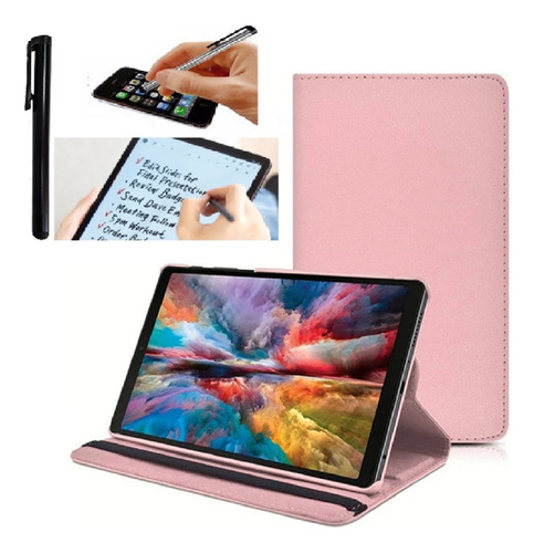 Forro 360° + Lapiz Tactil Para Samsung Tab A8 10.5 Sm-x200