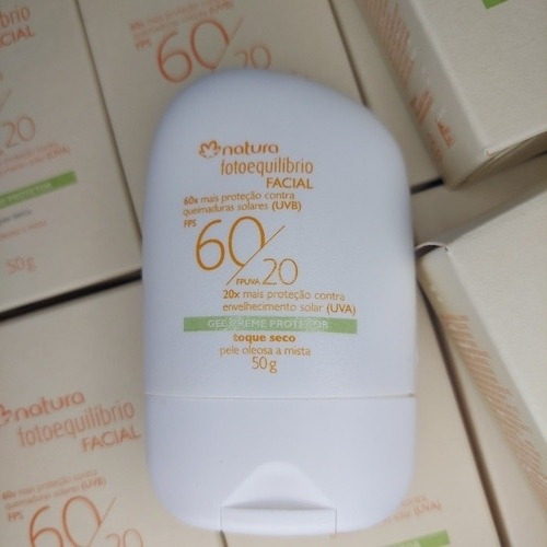 Gel Creme Protetor Solar Facial Natura Fps60 Pele Mista | MercadoLivre
