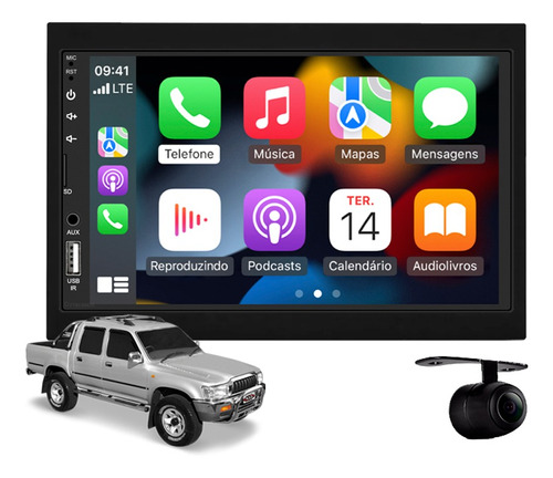 Central Multimidia Apple Carplay Toyota Hilux 99 2000 2001