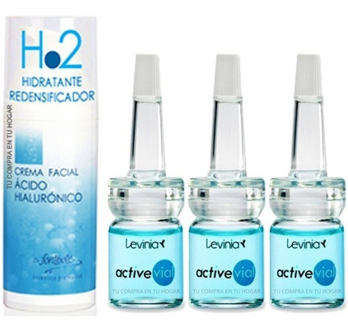 Acido Hialuronico Crema + 3 Serum Puro Arrugas Faciales Cara