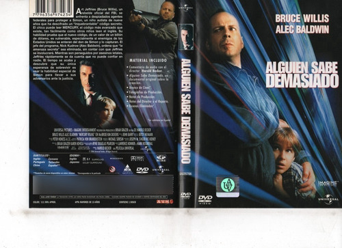Alguien Sabe Demasiado (1998) - Dvd Original - Mcbmi