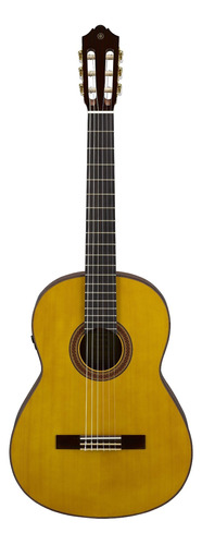Guitarra criolla clásica Yamaha TransAcoustic CG-TA para diestros natural brillante
