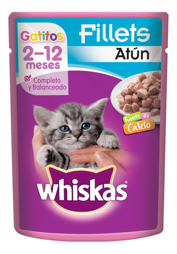 Whiskas Alimento Húmedo Para Gatito Atún Sobre 85 G