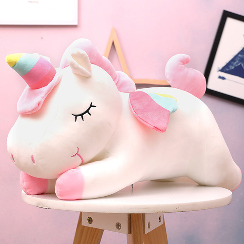 Lindo Unicornio Peluche Juguete Arcoíris Caballo Muñeca 60cm