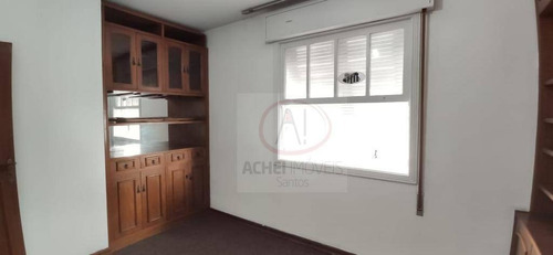 Apartamento Com 3 Dormitórios, 2 Banheiros, 1° Andar, 1 Vaga Fechada, 120 M² - Venda Por R$ 455.000 - Embaré - Santos/sp - Ap10341