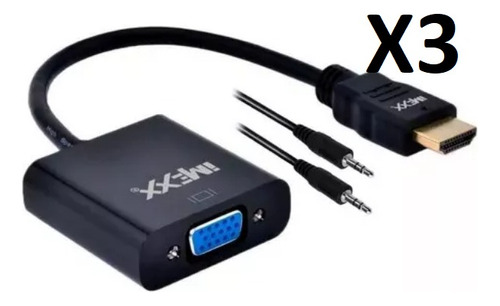 Cable Adaptador Imexx Hdmi-m A Vga-h Ime-10470