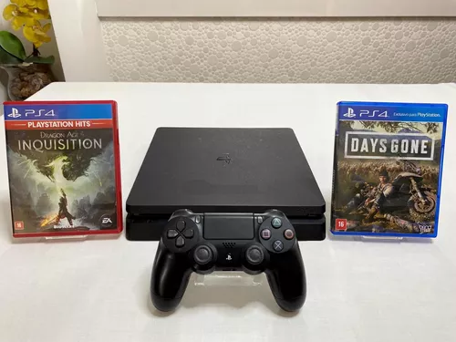 PLAYSTATION: PS4 com dois controles, dois jogos é funci