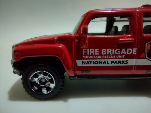 Vehículo A Escala 1:64, Matchbox, Hummer H3 Fire Brigade