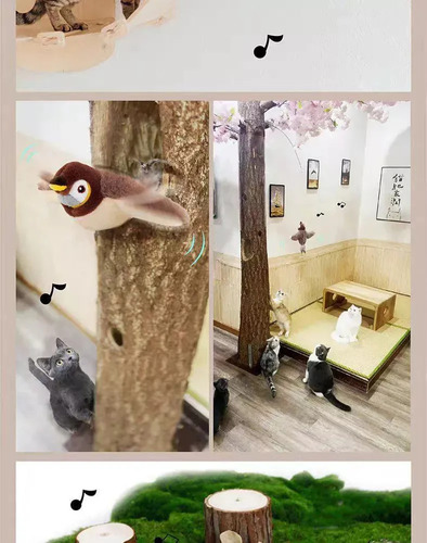 Cho Juguetes Para Gatos, Pájaro Volador Interactivo