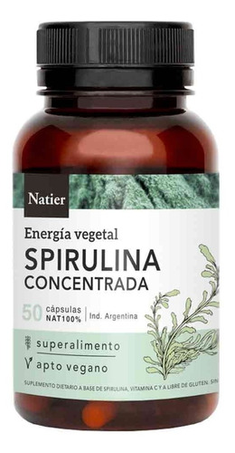 Spirulina Concentrada X 50 Cápsulas