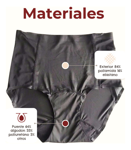 Calzón Menstrual Y Postparto Luna Segura Calypso Invisible