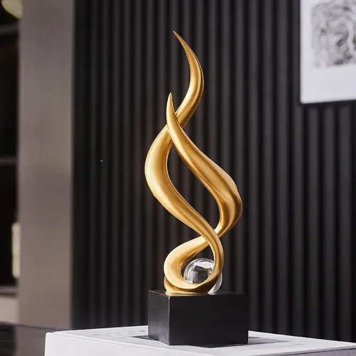 Li Escultura Abstracta Arte Moderno Estatua Artesanía