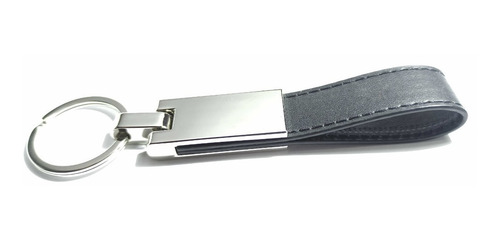 Llavero Acero Ecocuero Grabado Pasacinto Estuche Jb-k14
