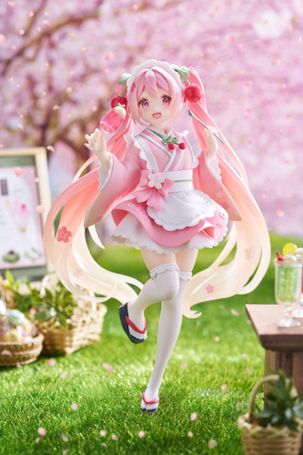 Figura Sakura Miku (japanese Cafe Ver.) Newly Written Taito