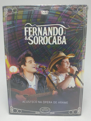 Dvd Fernando E Sorocaba, Acústico Na Ópera De Arame 